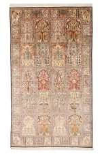 Silk on Cotton Hamadan - Gardens of Paradise