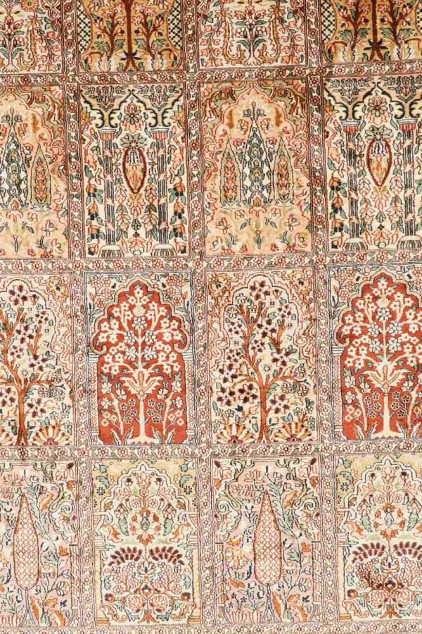 Silk on Cotton Hamadan - Gardens of Paradise