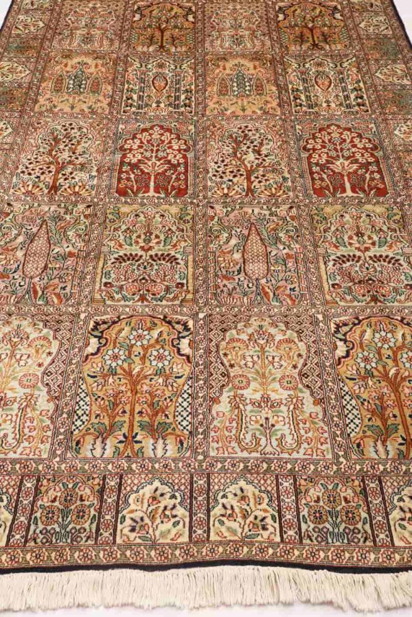 Silk on Cotton Hamadan - Gardens of Paradise