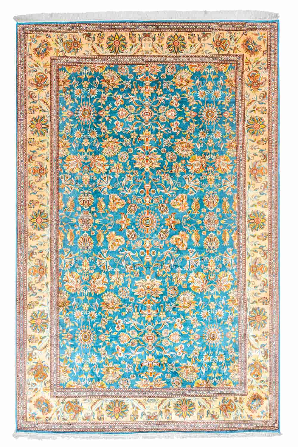 Super Fine Silk On Silk Isfahan – Turquoise