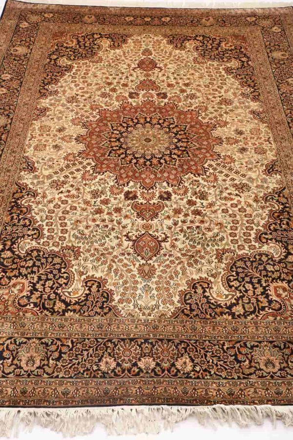 Superfine Silk On Silk Persian Qum Mashad