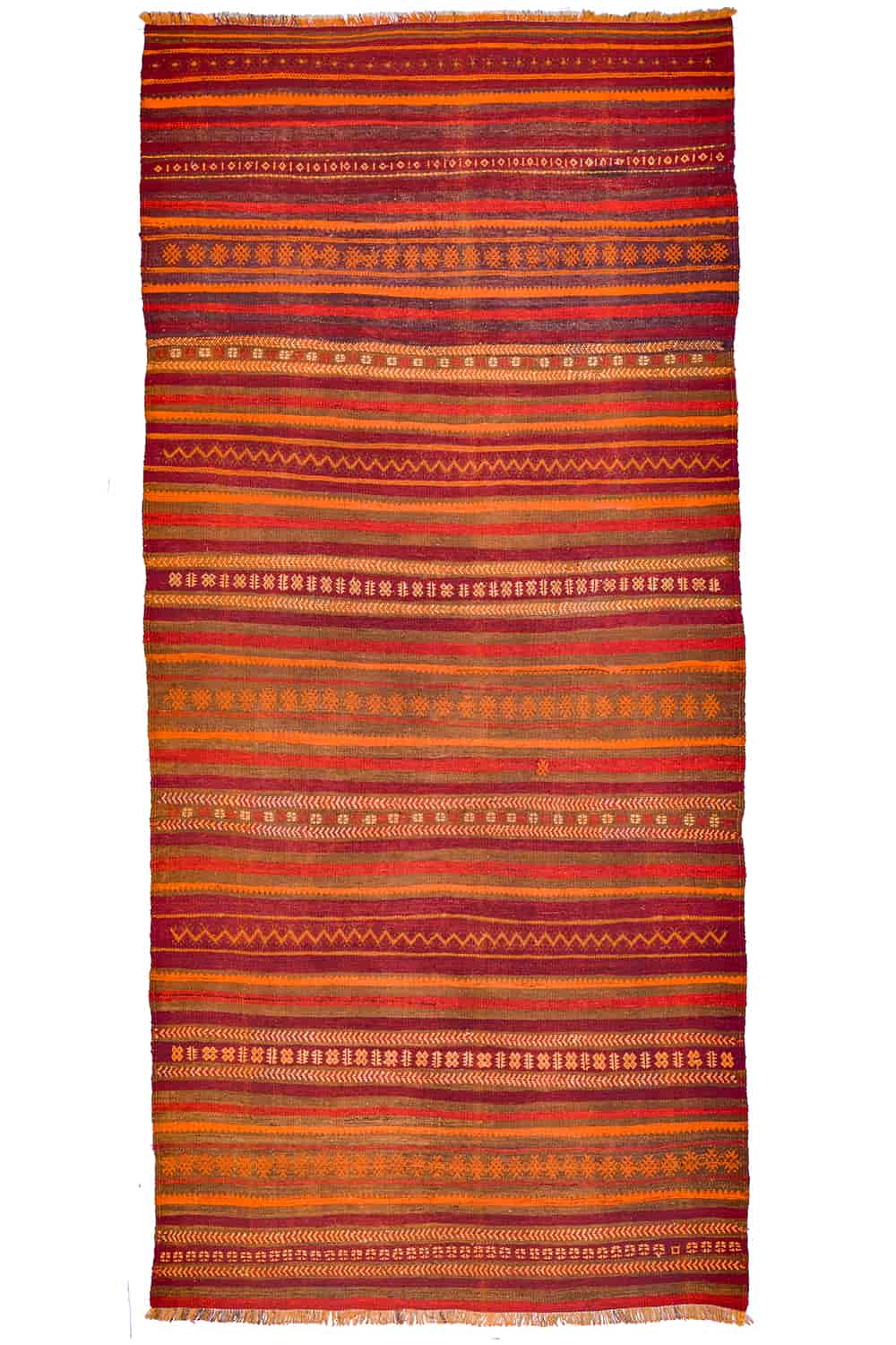 Vintage Tribal Balouch Kilim – Knots & Cross