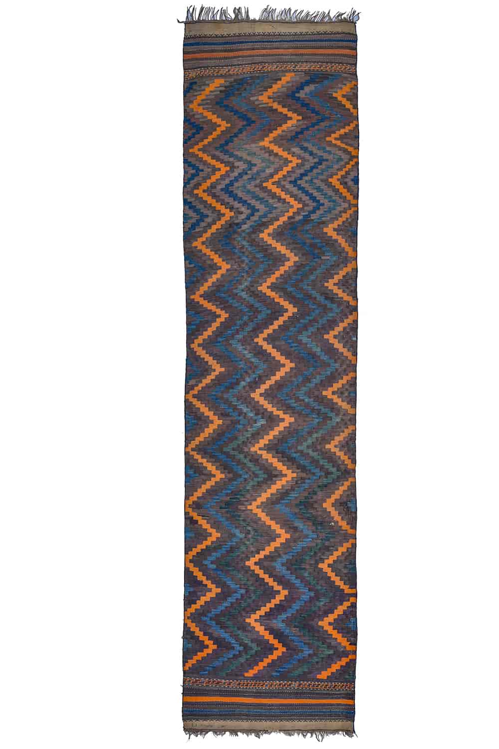 Tribal Kafkash Kilim Runner – Chevron