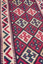 Vintage Tribal Kazak Kilim - Four Force