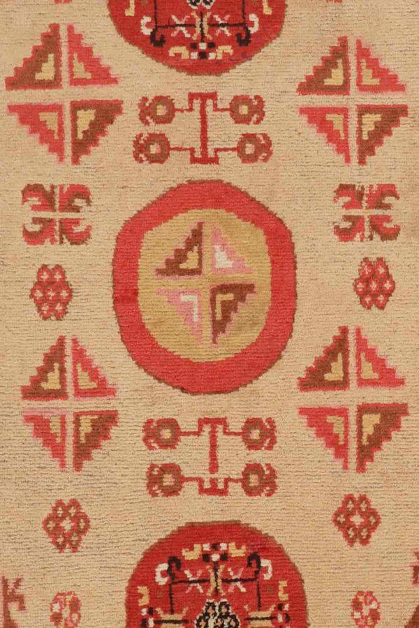 Antique Uzbek Khotan Samarkand - Beige