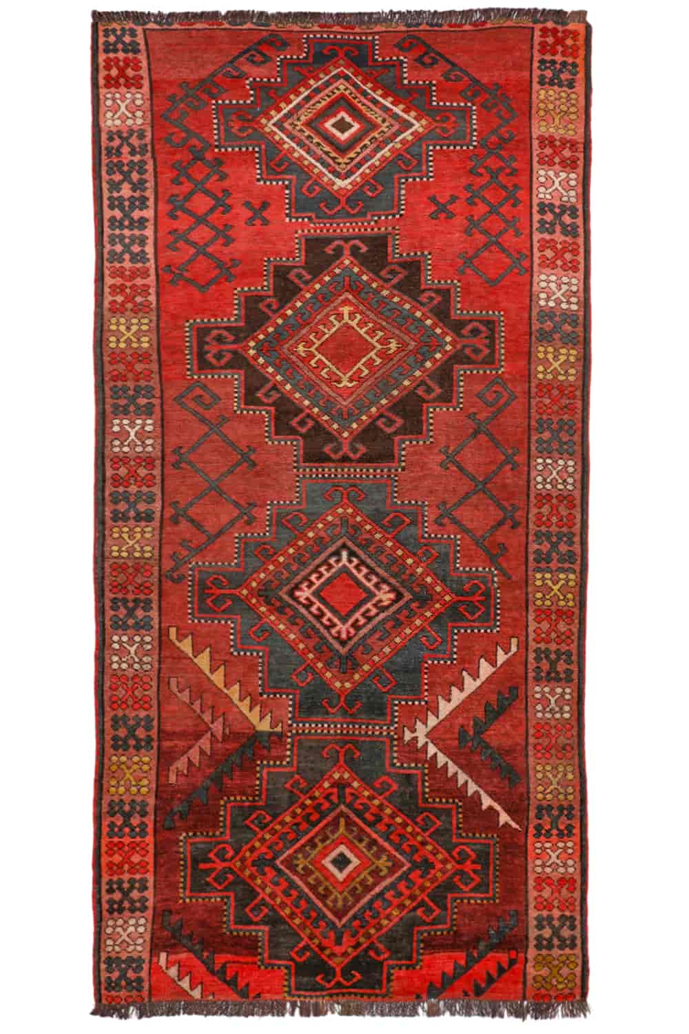 Antique Uzbek Krygyz Kafkash – Laal Gul