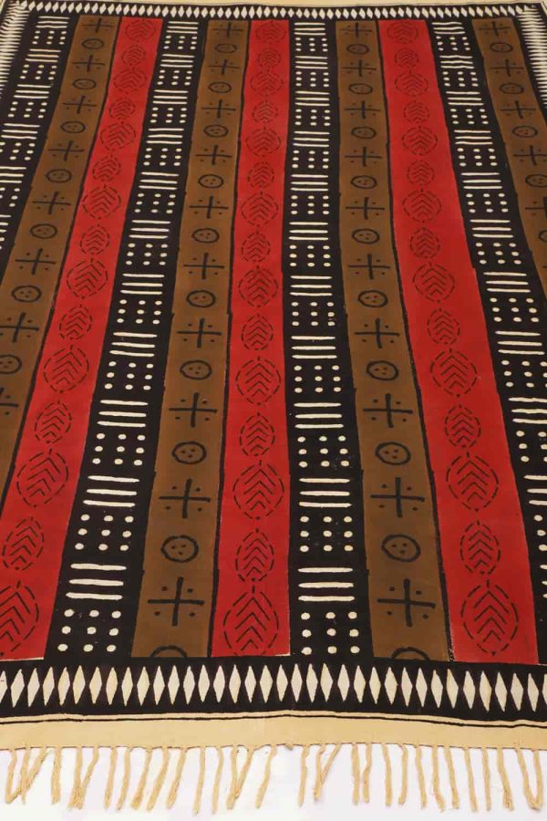 Vintage African Printed Textile - Strip Patterns