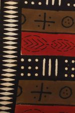 Vintage African Printed Textile - Strip Patterns