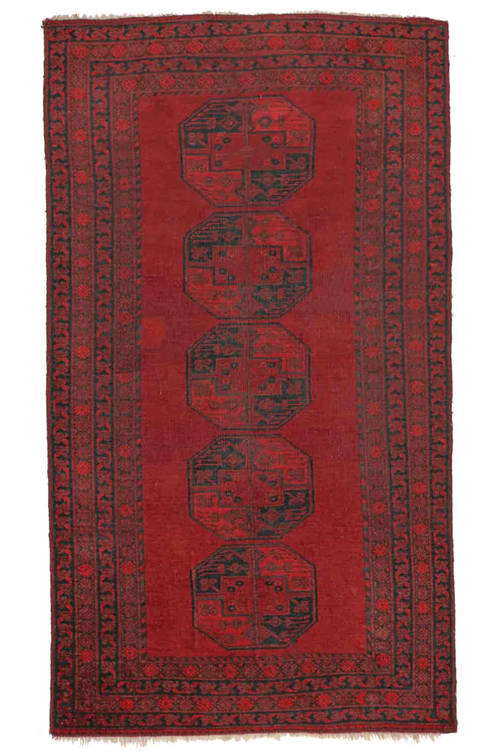 Vintage Afghan Ersari Filpaya – Brick Red