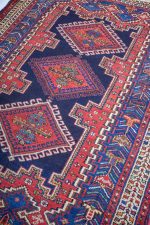 Vintage Afshar Shiraz - Diamond Medallion