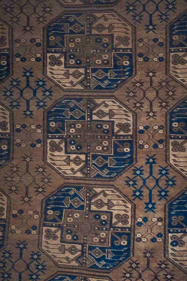 Vintage Ersari Filpaya Elephant Foot - Earthy Brown