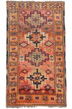 Vintage Tribal Kazak - Pale Orange