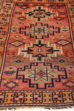 Vintage Tribal Kazak - Pale Orange