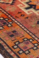 Vintage Tribal Kazak - Pale Orange