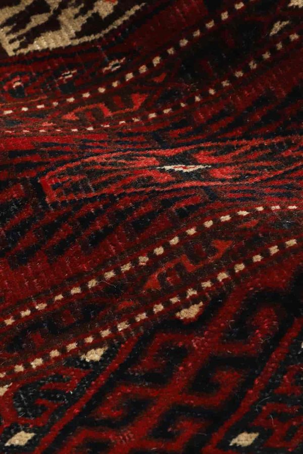 Vintage Tribal Turkman Bukhara - Rosewood