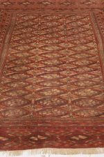 Vintage Turkman Yamud Bukhara - Burnt Orange