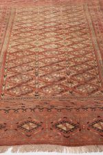Vintage Turkman Yamud Bukhara - Burnt Orange