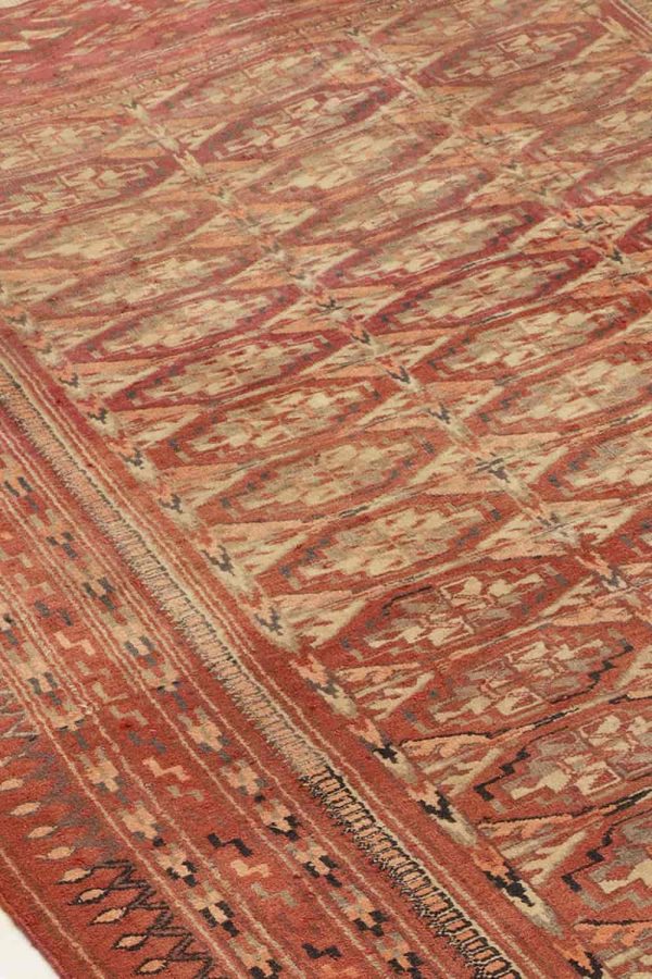 Vintage Turkman Yamud Bukhara - Burnt Orange