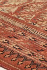 Vintage Turkman Yamud Bukhara - Burnt Orange