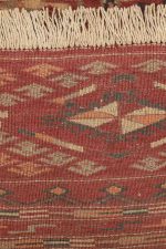 Vintage Turkman Yamud Bukhara - Burnt Orange