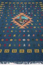 Vintage Tribal Indigo Textile