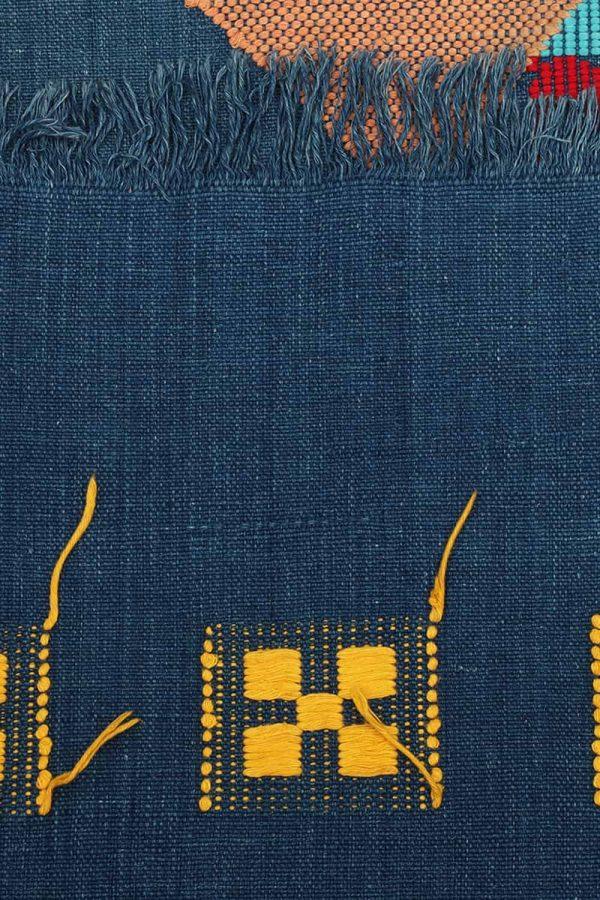 Vintage Tribal Indigo Textile