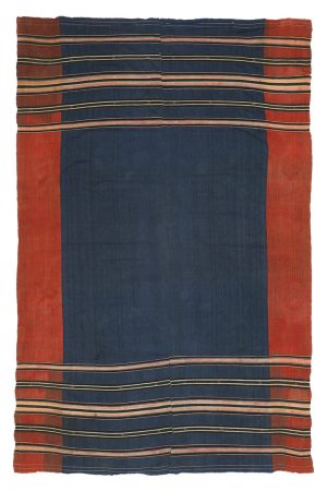 Vintage Central Asian Strip Weave Textile - Minimalist
