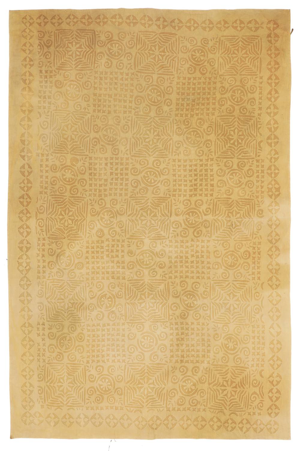 Vintage Cut Work Textile – Desert Sand