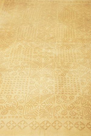 Beige handcrafted Textiles made from Cotton by Carpet Cellar