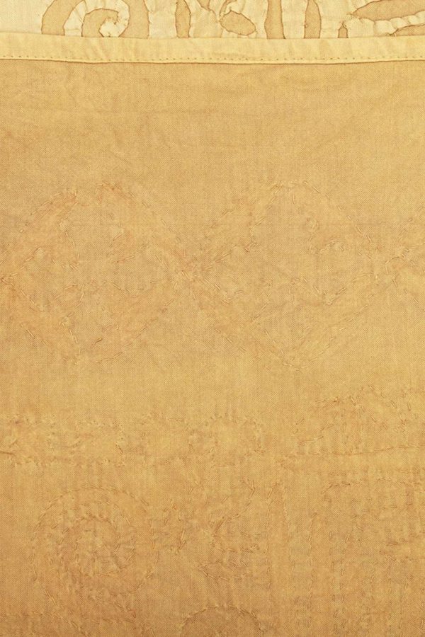 Vintage Cut Work Textile - Desert Sand
