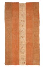 Vintage Strip Weave Uzbek Hand Embroidered Textile - Panel
