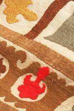 Vintage Uzbek Suzani Embroidered Textile - Triumph