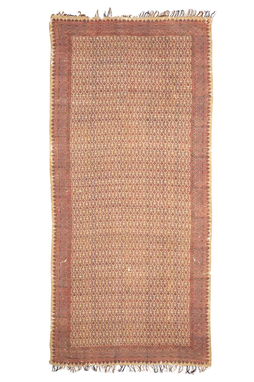 Vintage Hand Block Printed Textile – Paisley
