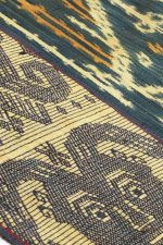 Vintage Indonesian Sumbawa Handwoven Ikkat Textile - Human