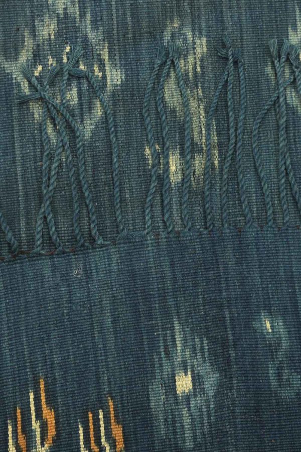 Vintage Indonesian Sumbawa Handwoven Ikkat Textile - Human
