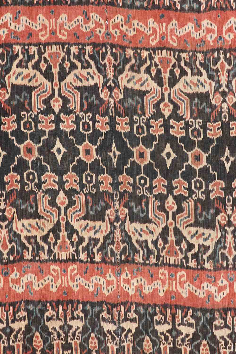 Vintage Indonesian Sumbawa Handwoven Ikkat Textile – Shadows