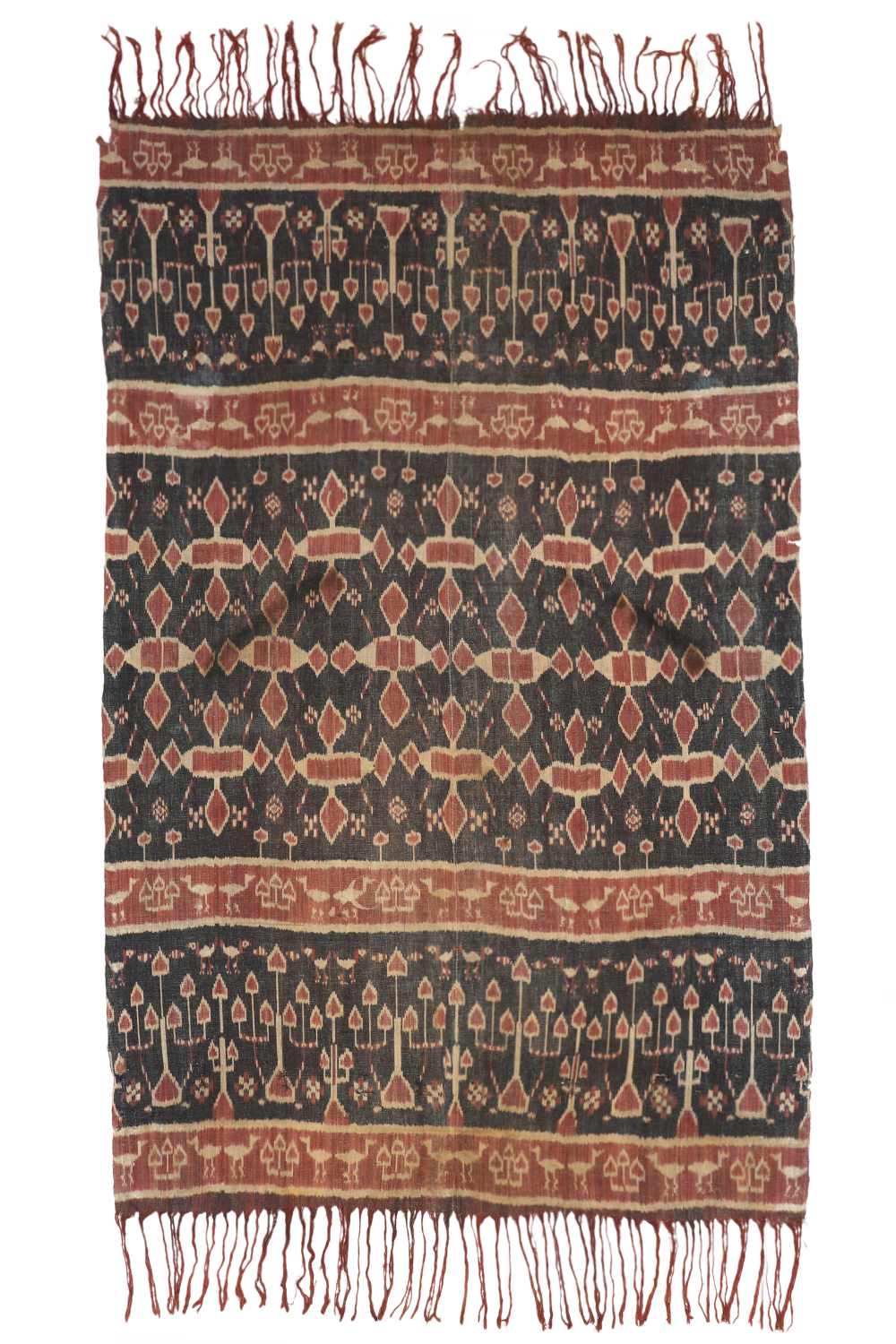 Vintage Indonesian Sumbawa Handwoven Ikkat Textile – Trapeze