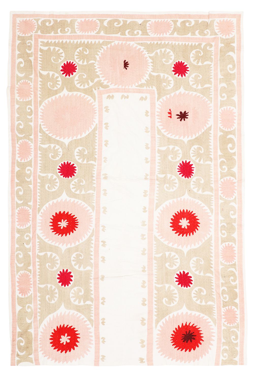 Vintage Uzbek Suzani Embroidered Textile – Unicorn