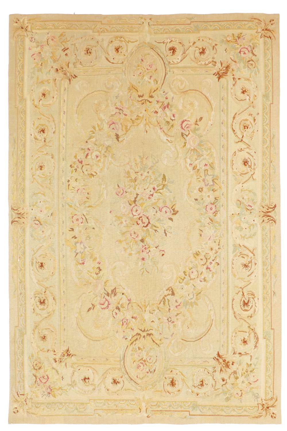 Antique Aubusson French Tapestry – Fleur de Jour