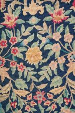 Vintage European Needle Point Tapestry - Night Bloom