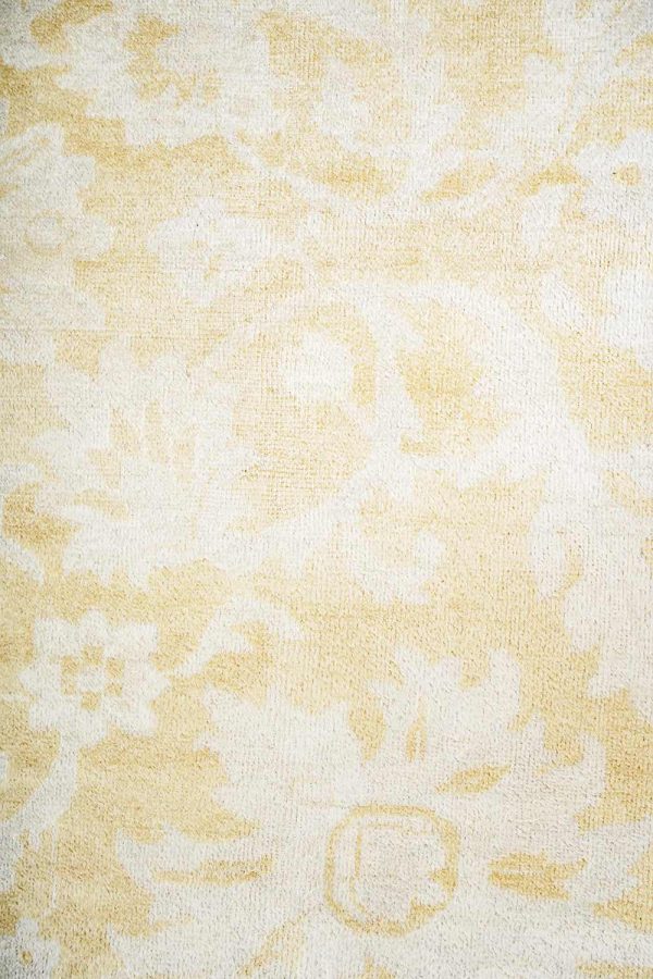 Transitional Oushak Revival - Gold Rays