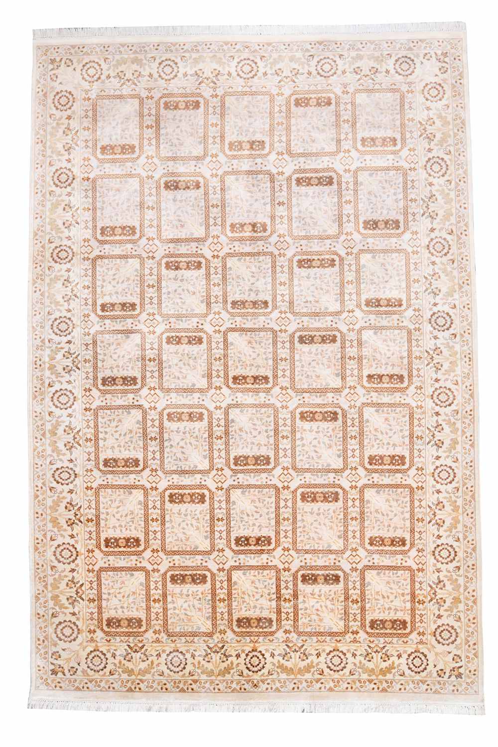 Persian Tabriz Revival - Floral Boxes | Timeless Antique Rugs | Carpet ...