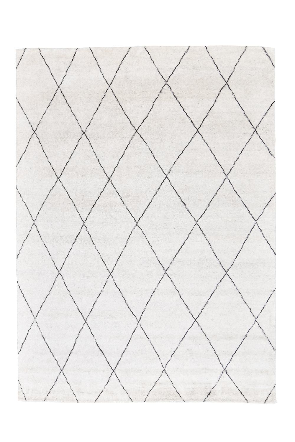 Plush Wool Moroccan Collection – Ivory White