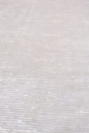 Grey handcrafted Modern Carpets made from Silk and Wool by Carpet Cellar