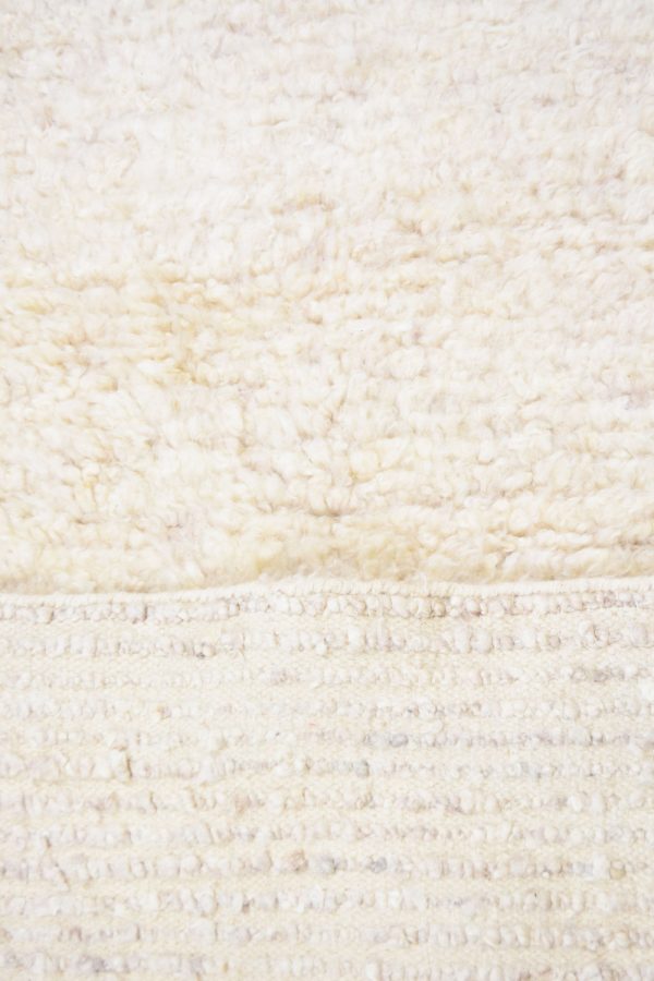 Plush Wool Moroccan Berber - Snow Shade