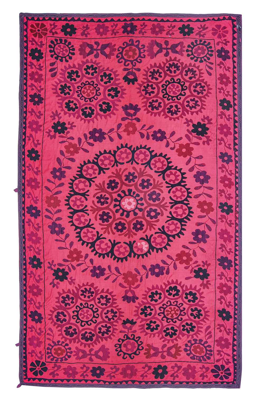Vintage Uzbek Suzani Embroidered Textile – Mayfair