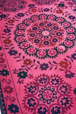 Vintage Uzbek Suzani Embroidered Textile - Mayfair