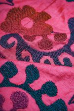 Vintage Uzbek Suzani Embroidered Textile - Mayfair