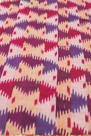 Violet and Pink handcrafted Textiles made from Silk by Carpet Cellar