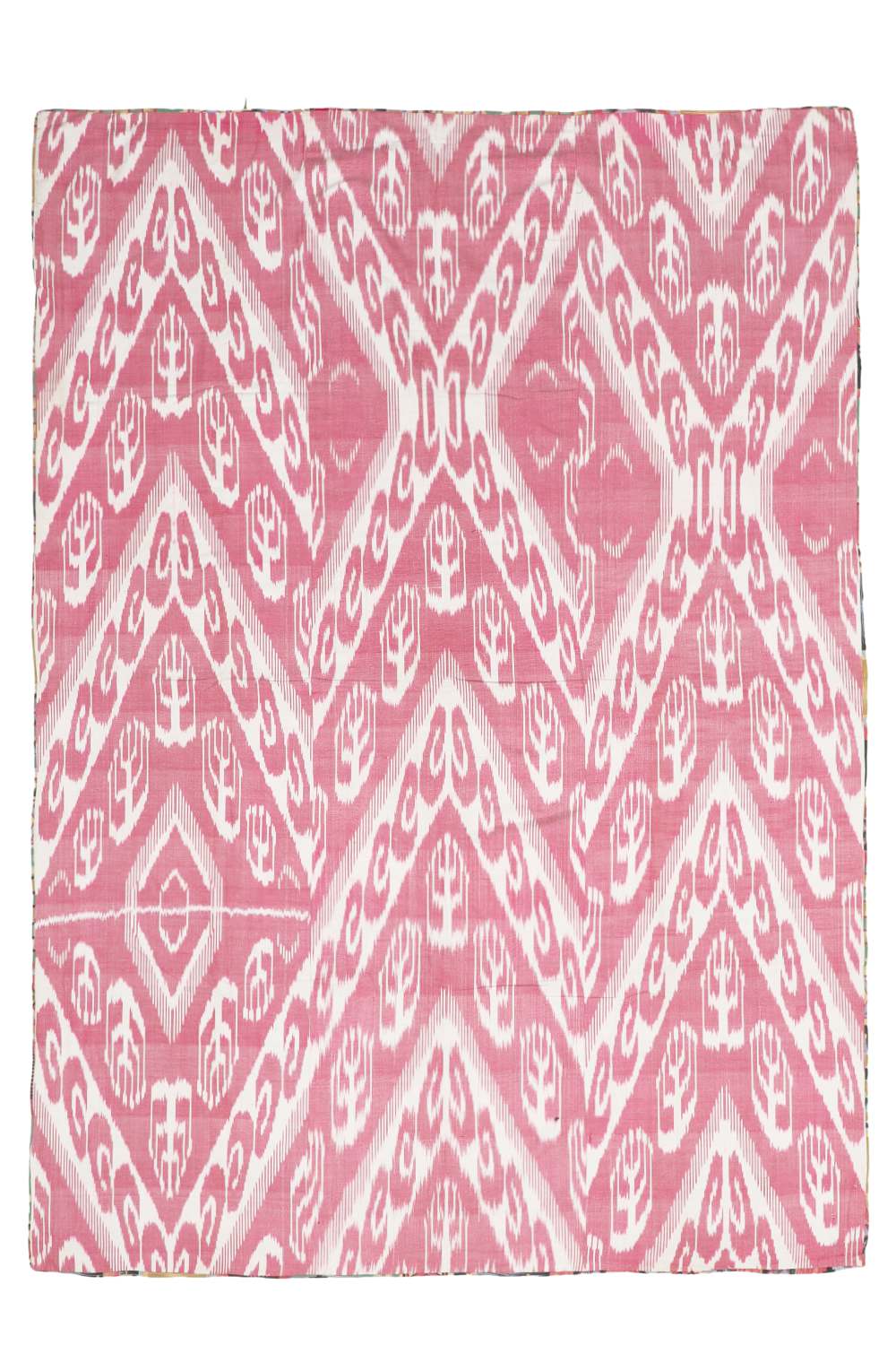 Vintage Uzbek Silk Handwoven Ikat Textile – Rosette